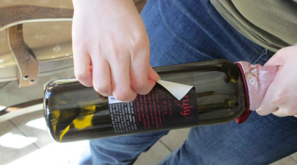 Best way to get labels off wine bottles